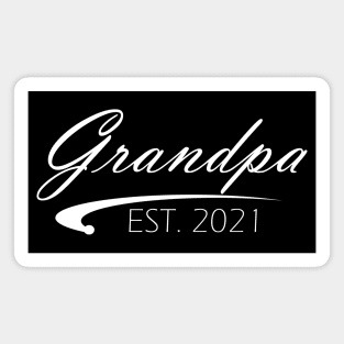 Grandpa Est. 2021 Magnet